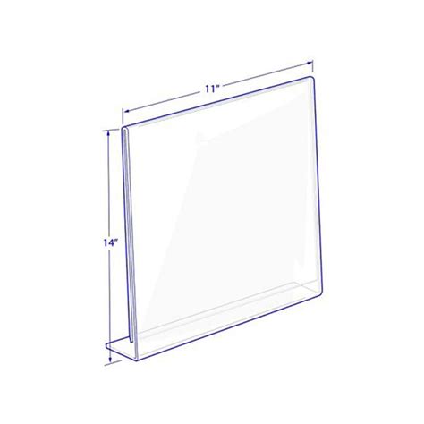 11x14 Slant Back Acrylic Sign Holder – Laser Cut Studio