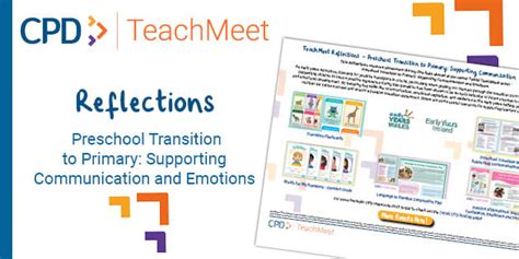 TeachMeet Reflections - Preschool Transition to Primary: Supporting