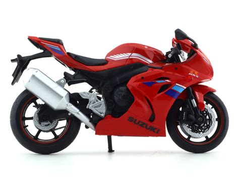 Suzuki GSX R1000 Red 1:12 MSZ licensed diecast scale model bike ...