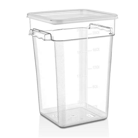 GastroPlast GSP-22 Поликарбонатный квадратный контейнер для хранения ...