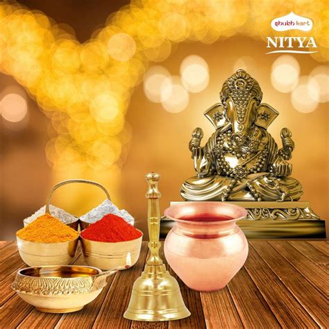 Shubhkart Nitya Brass Pooja Thali Set for Navratri/Dasehra/Diwali/Durga ...