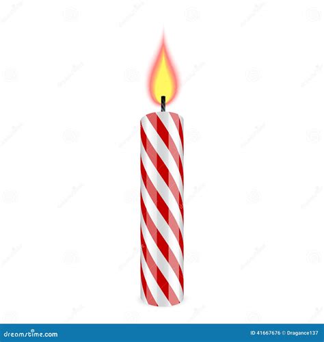 Birthday Candle Stock Vector - Image: 41667676