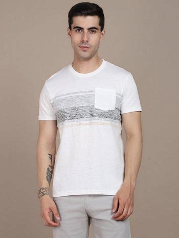 Dennis Lingo Striped Printed Slim Fit Pure Cotton T-shirt – DENNIS LINGO