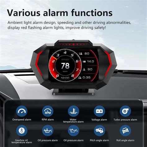 JERBOR Universal Vehicle Smart HUD Display OBD+GPS India | Ubuy