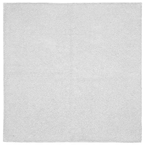 Garland Rug Queen Cotton 24-in x 24-in White Cotton Bath Rug ...