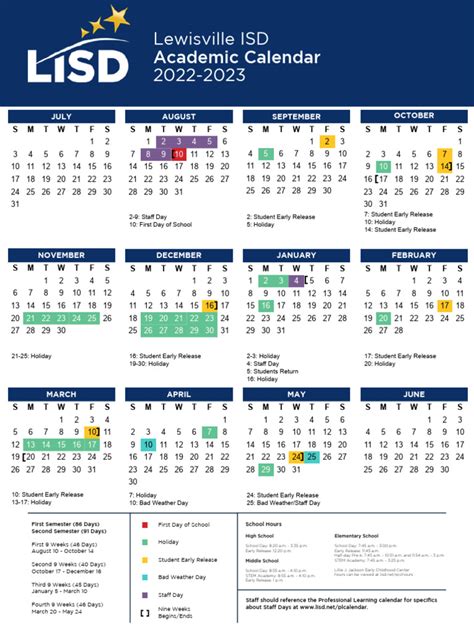 22-23 LISD Calendar | PDF