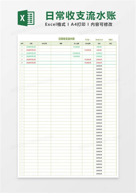 2021年家庭消费流水账-Excel表格-办图网