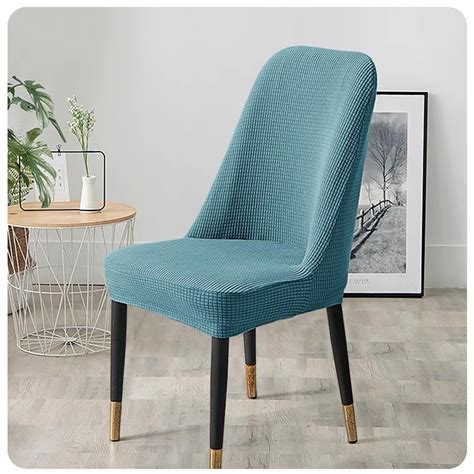 BH-JJSMGS Curved Chair Covers Curved Back Armless Accent Chair ...