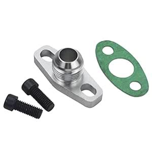 SECRET DESIRE Modified AN10 Turbocharger Supply Tubing Flange Adapter ...