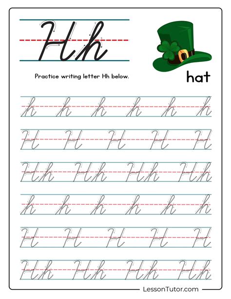 Cursive Alphabet (A to Z) Worksheets - Lesson Tutor