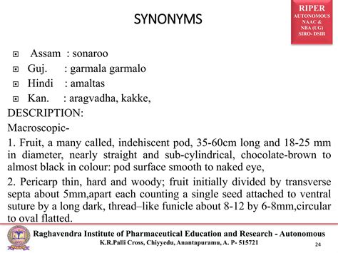 MONOGRAPHS OF HERBAL DRUGS | PPTX
