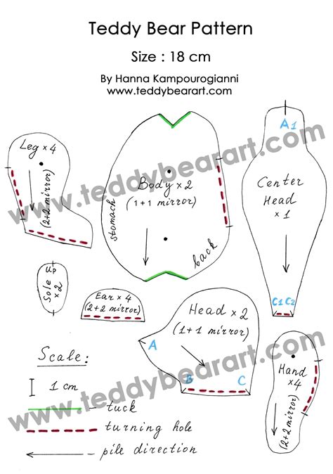 Image result for Teddy Bear Sewing Tutorial