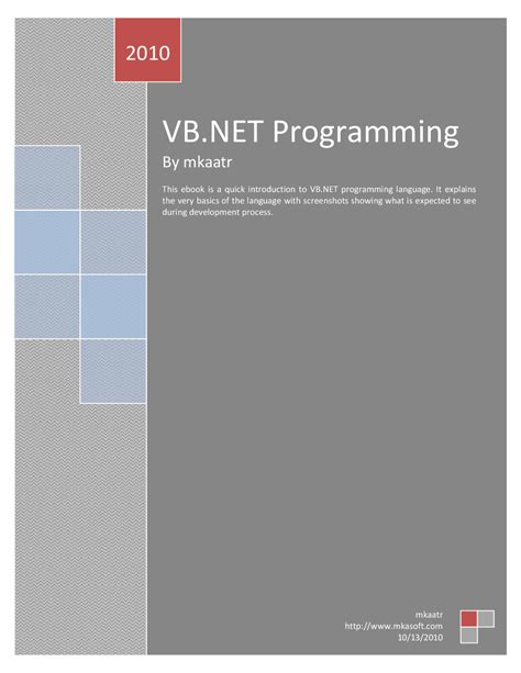 Visual Basic .Net programming.I 的图像结果