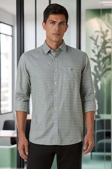 Buy Men Grey Slim Fit Check Full Sleeves Casual Shirt Online - 39727465 ...