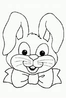 Image result for easter bunny face coloring pages