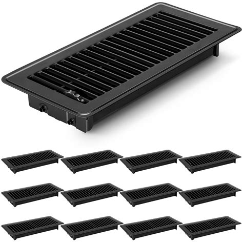 Floor Vents Floor Registers 4x10 inch, Heavy Duty Metal Heat Air Vent ...