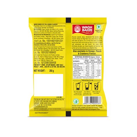 Wagh Bakri Sipz Lemon Flavour Ice Tea