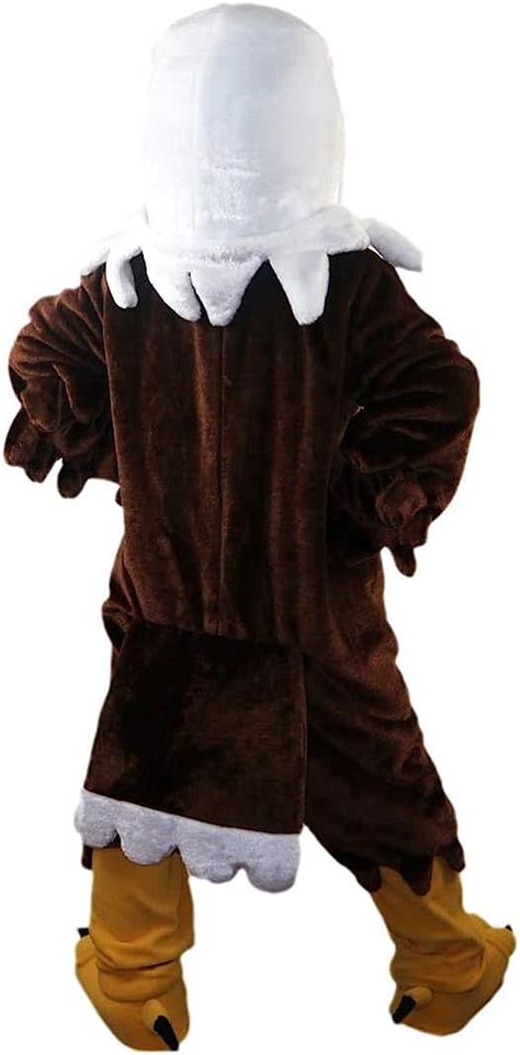 Buy Deluxe Brown Eagle Bird Mascot Costume Christmas Party Fancy Dress ...