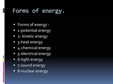Main Types of Energy 的图像结果