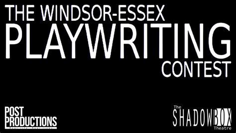 The 2025 Windsor-Essex Playwriting Contest, Online event, Windsor ...