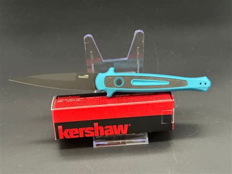 Kershaw Launch 8 teal aluminum – LuvThemKnives