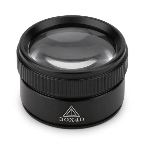 30X Portable Pocket Reading Magnifier Optics Loupes Mini Desk Magnifier ...