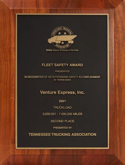 Trucking Company Awards | Venture Express