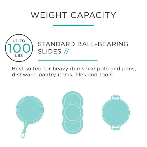 Buy 14 in. Full Extension Side Mount Ball Bearing Drawer Slide Set 1 ...