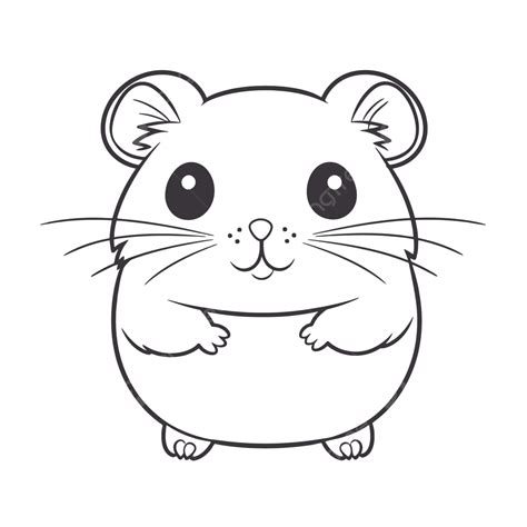 Cute Animals Hamster Coloring Pages Printable Coloring Pages