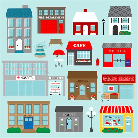 Buildings Clipart