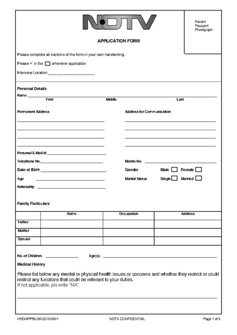 Application Form 2022 - Form For Biology Project - APPLICATION FORM ...