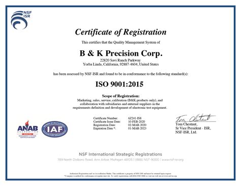 B&K Precision Corporation