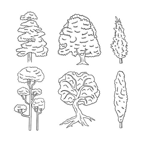Tree line drawing Images - Free Download on Freepik