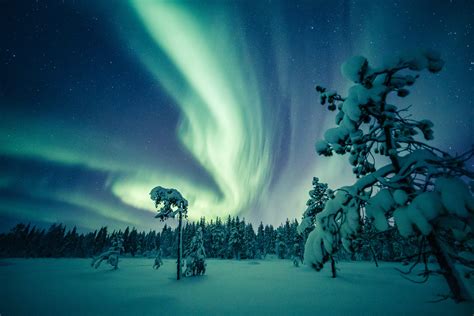 Finland Winter Northern Lights