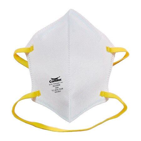Zoro Select Disposable Respirators, N95, Flat-Fold, Dual, Non ...