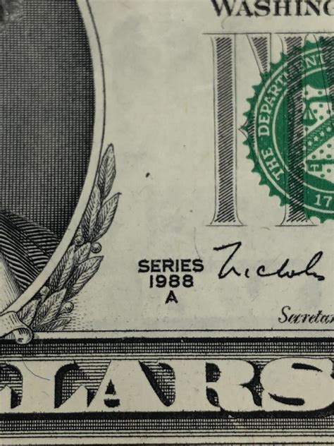 Sold Price: Vintage 1988 Misprint Five Dollar Bill - Invalid date MST