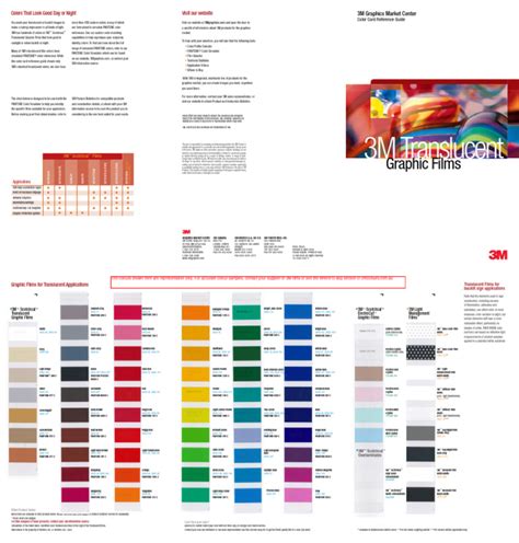 Image result for 3M Vinyl Color Chart