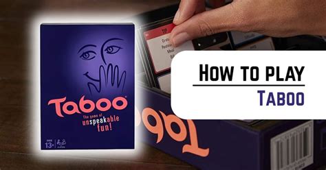 How To play Taboo