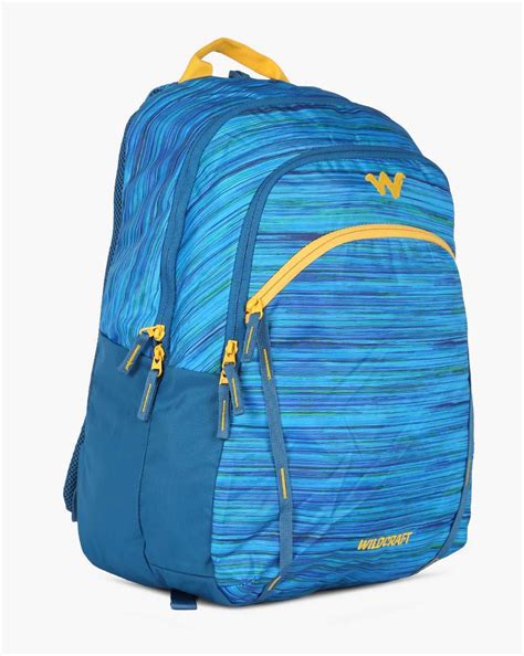Buy Blue Wildcraft Colourblock Backpack with Branding | AJIO