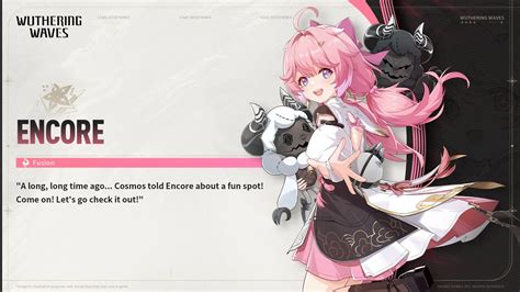 Wuthering Waves: Encore Build Guide