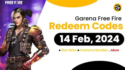 Garena Free Fire MAX Redeem Codes For February 14 2024 : Win Exciting ...