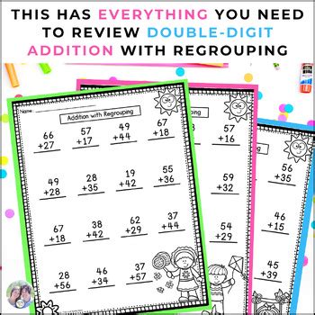 Image result for Math Double-Digit Addition