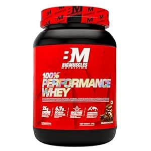 Bigmuscles Nutrition Performance Whey 2Kg BELGIAN CHOCOLATE : Amazon.in ...