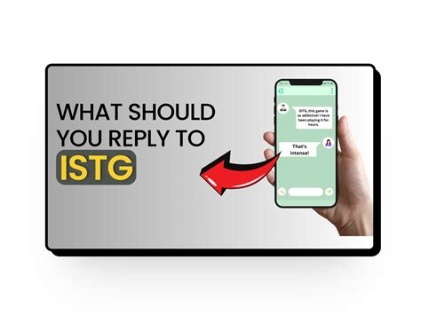 What Does "ISTG" Mean and How to Use It - Appuals
