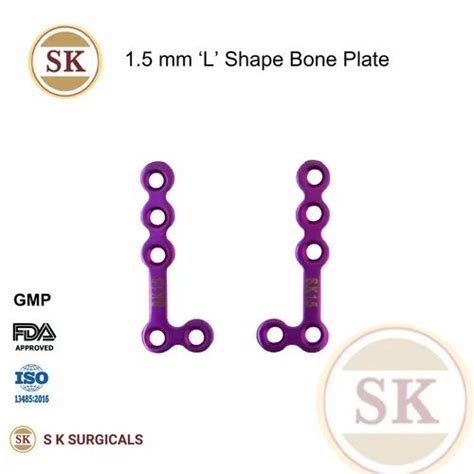 1.5 mm Titanium Mini Bone Plate - Oral Maxillofacial 1.5 mm Bone Plate ...