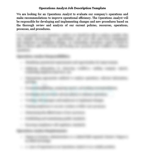 Image result for Operations Agent Job Description