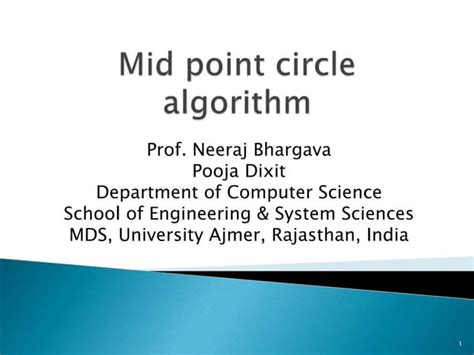 Image result for Circle Algorithm Explanation