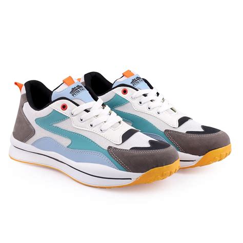 Buy Peter Italy Chroma Fusion Noir Azure Ignite Sneaker (7) at Amazon.in