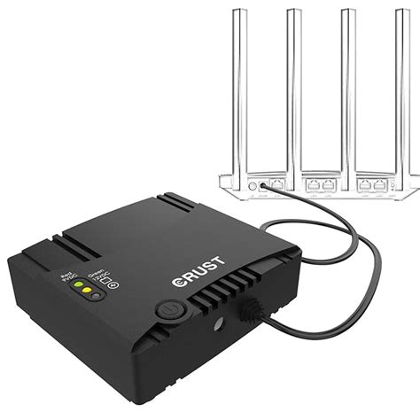 CRUST Smart Mini UPS for WiFi Router and Modem. Upto 4 Hours Power ...