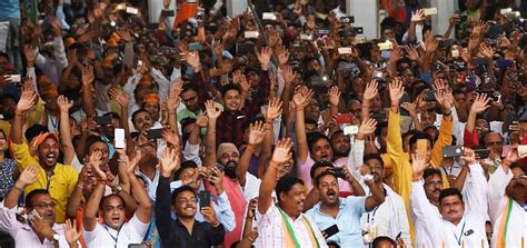 PM Modi addresses a public meeting in Jharsuguda, Odisha